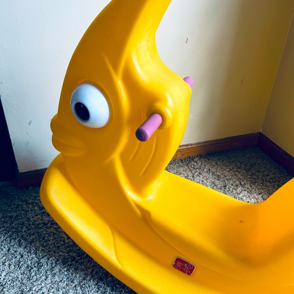 Step 2 Rocking Yellow Angel Fish Rocker Toddler Ride On - Rare Vintage - Picture 6 of 14